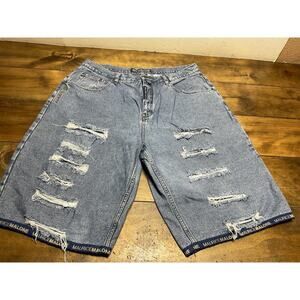 Maurice Malone Men’s Baggy Denim Shorts 90s Vintage Size 40